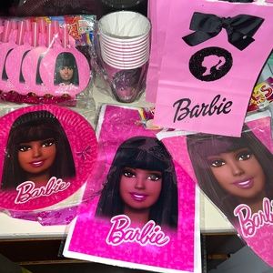 Kids Barbie birthday supplies for birthday party 💕💕💕💕